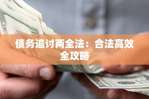 武汉债务追讨两全法：合法高效全攻略