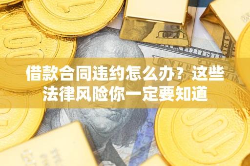 武汉借款合同违约怎么办？这些法律风险你一定要知道