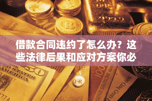 武汉借款合同违约了怎么办？这些法律后果和应对方案你必须知道