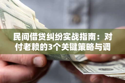 武汉民间借贷纠纷实战指南：对付老赖的3个关键策略与调解盲区解析