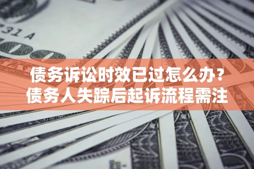 武汉债务诉讼时效已过怎么办？债务人失踪后起诉流程需注意什么？