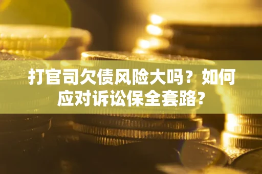 武汉打官司欠债风险大吗？如何应对诉讼保全套路？